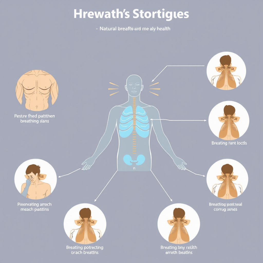 Diagrama ilustrativo mostrando diferentes técnicas de respiração para homens, com representação visual dos padrões respiratórios e benefícios para a saúde masculina